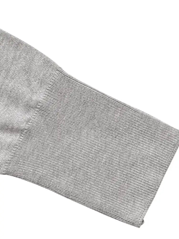 Ribbed Long Sleeve Top and Skirt Knit Set