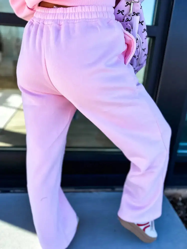 Round Neck Heart Top and Pants Set