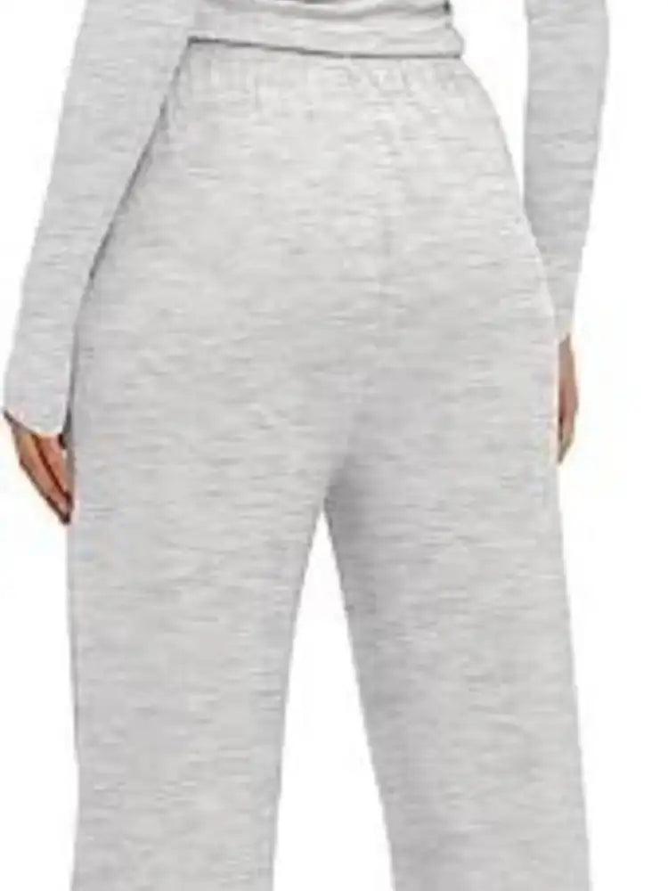 Round Neck Long Sleeve Top and Pants Set