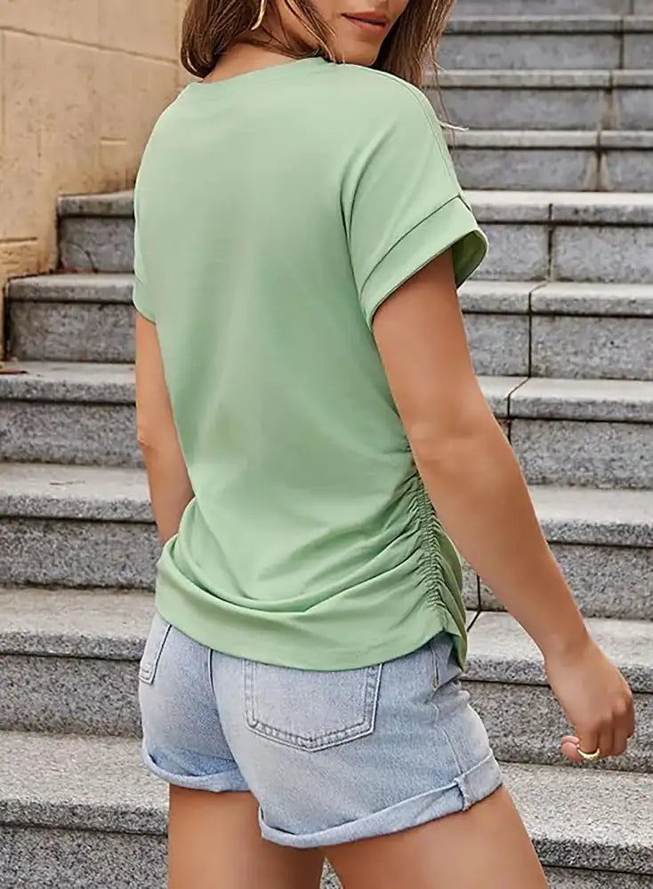 Round Neck Short Sleeve T-Shirt