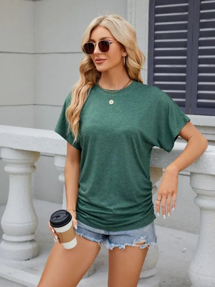 Round Neck Short Sleeve T-Shirt