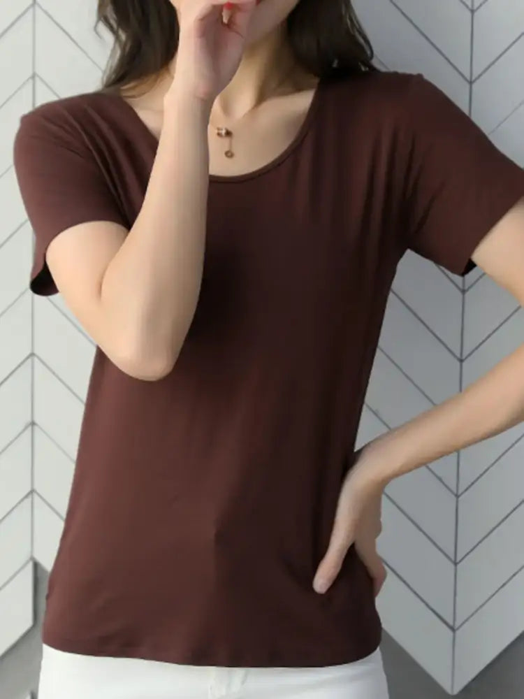 Round Neck Short Sleeve T-Shirt