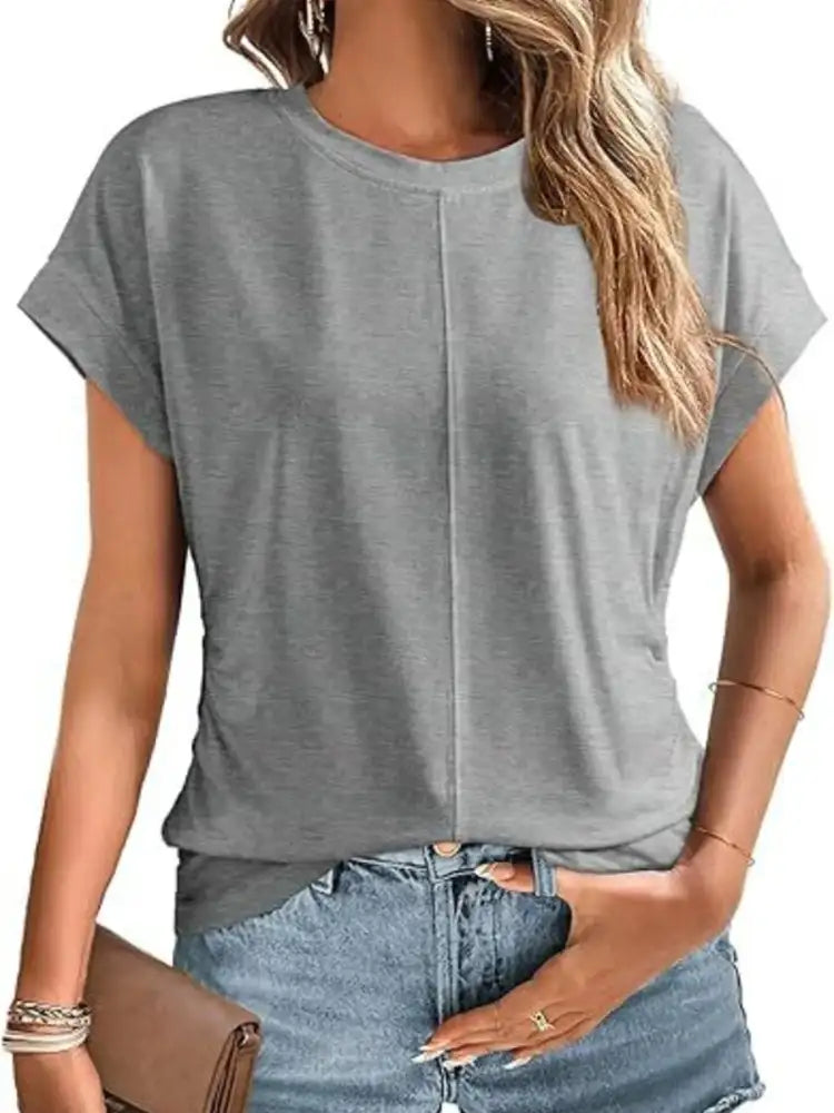 Round Neck Short Sleeve T-Shirt