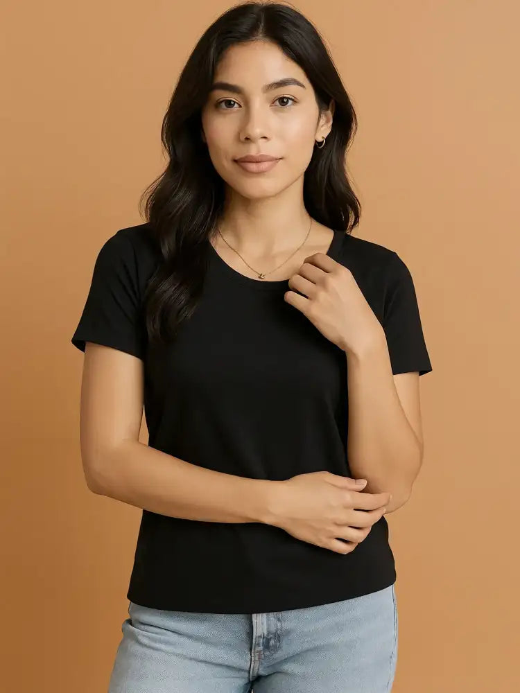 Round Neck Short Sleeve T-Shirt