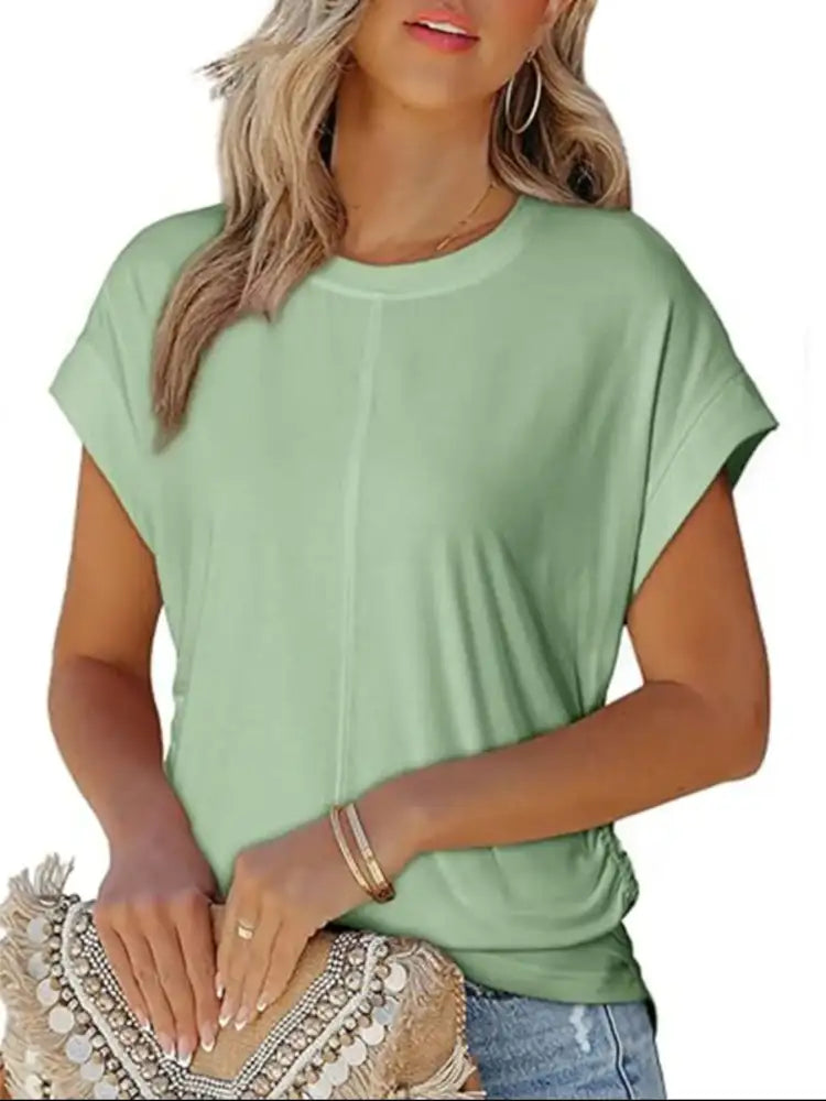 Round Neck Short Sleeve T-Shirt