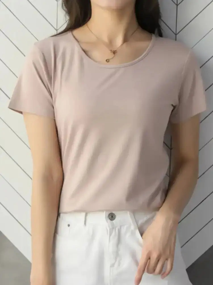Round Neck Short Sleeve T-Shirt