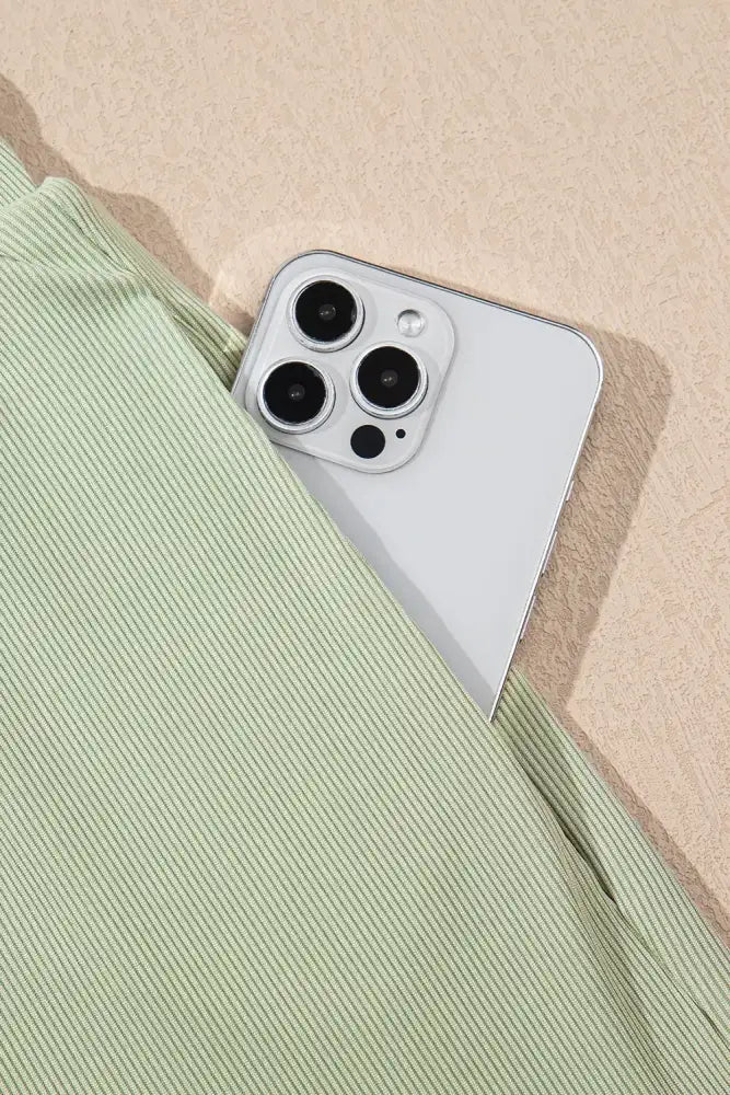 Round Neck Tank Top and High Waist Pants Set