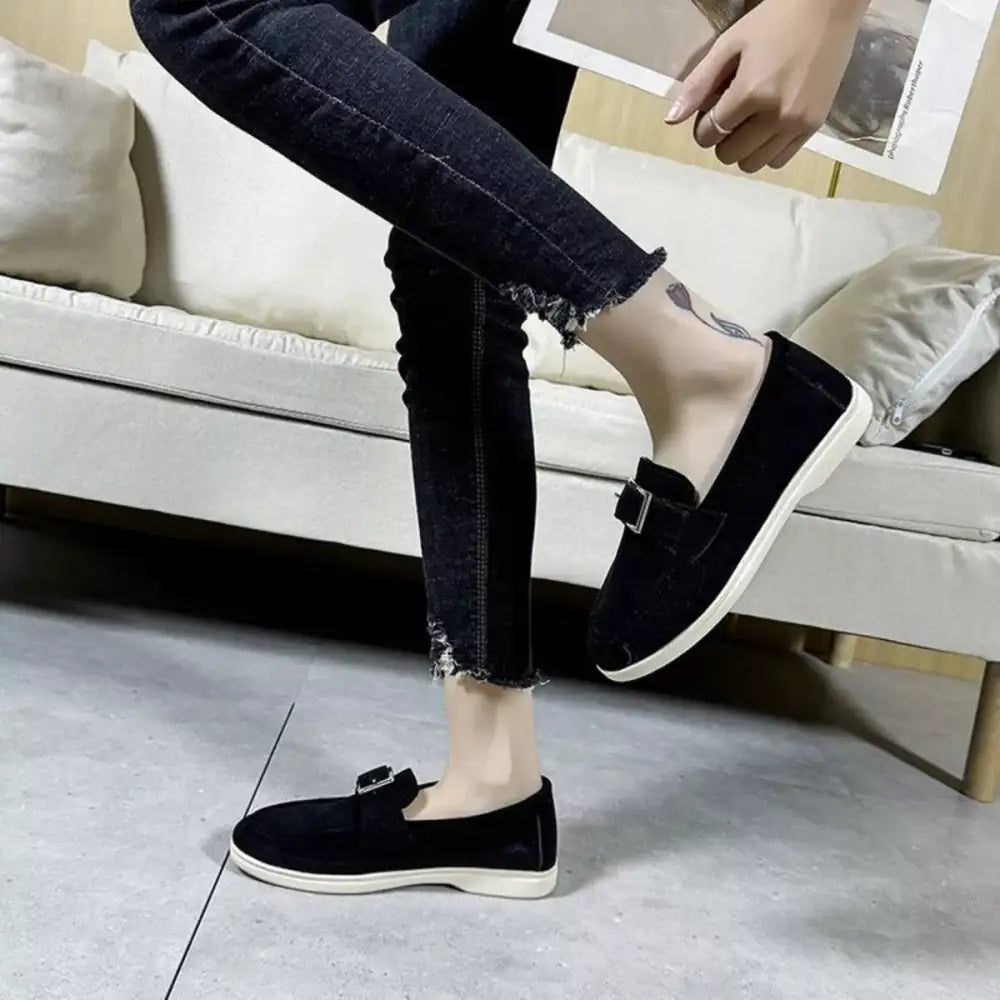 Round Toe Flats Slip-Ons
