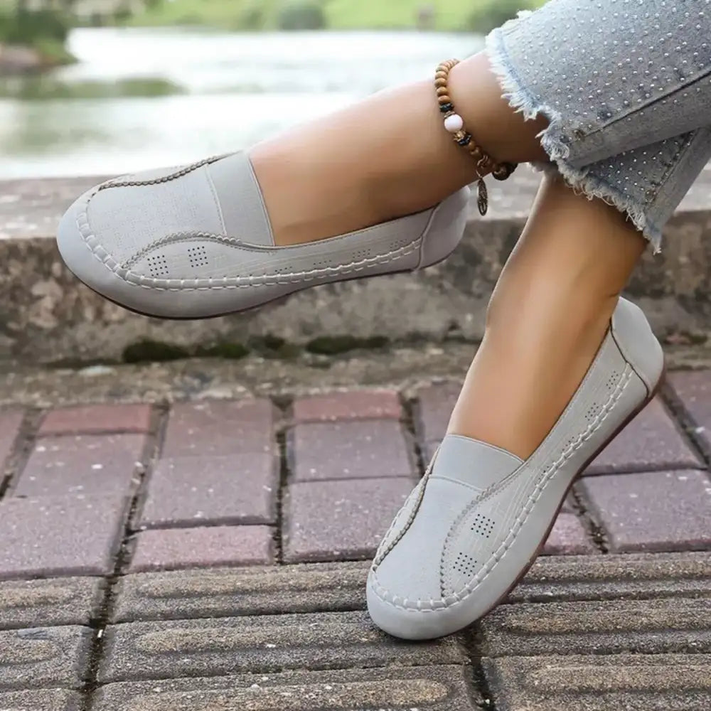 Round Toe Flats Slip-Ons