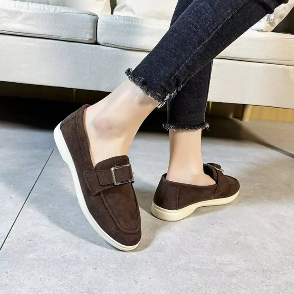 Round Toe Flats Slip-Ons