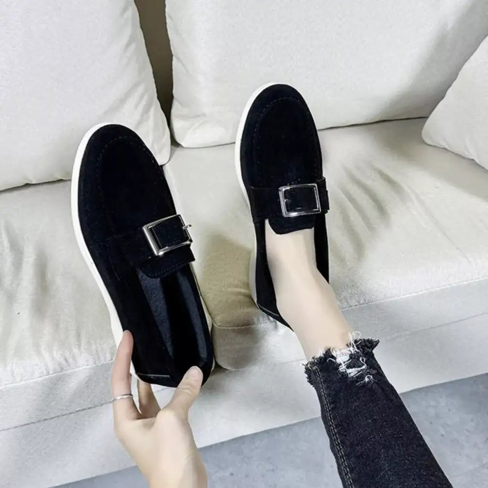 Round Toe Flats Slip-Ons