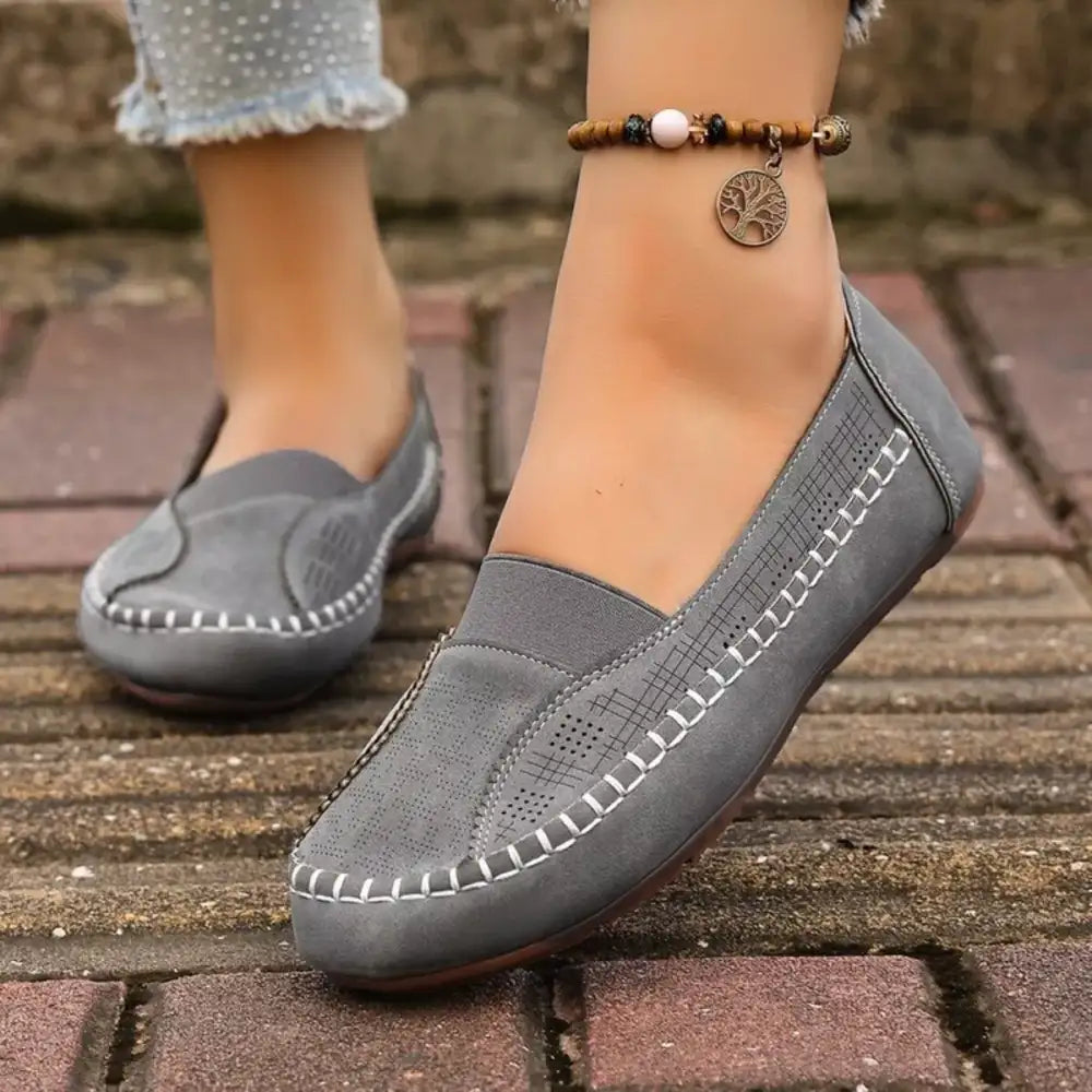 Round Toe Flats Slip-Ons
