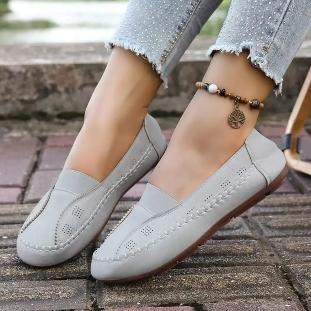 Round Toe Flats Slip-Ons