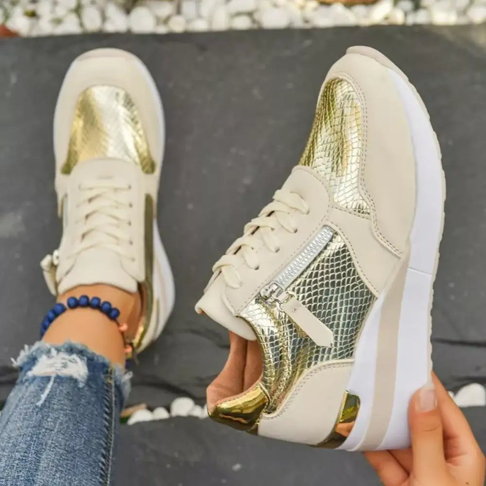 Round Toe Lace Up Athletic