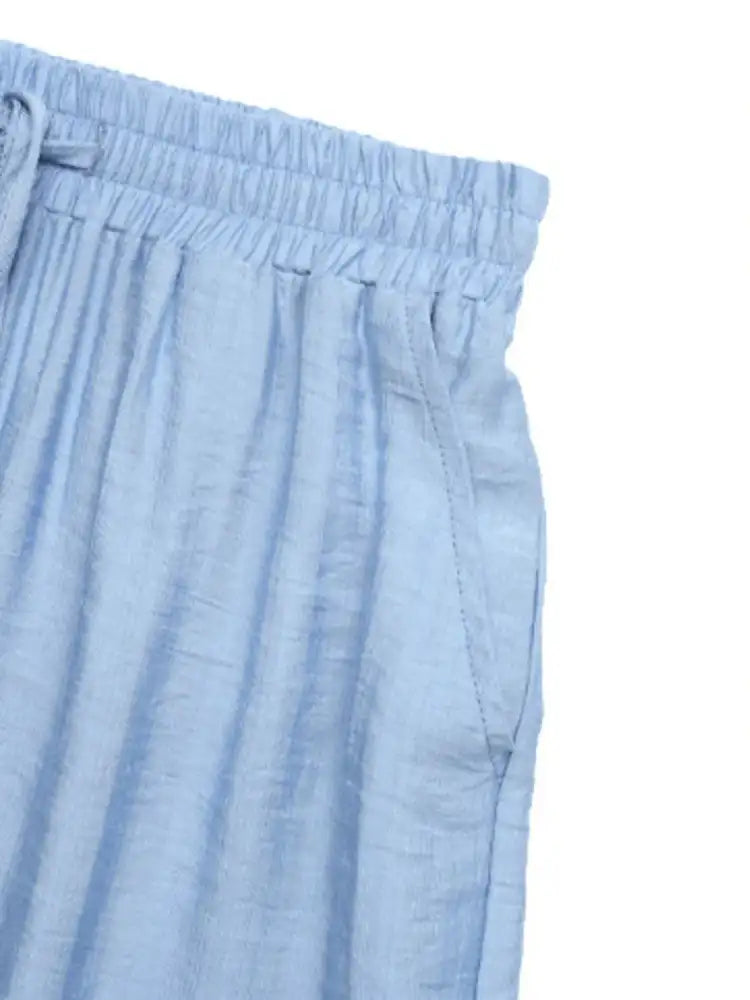 Ruffle Cami Top and Wide Leg Pants Set