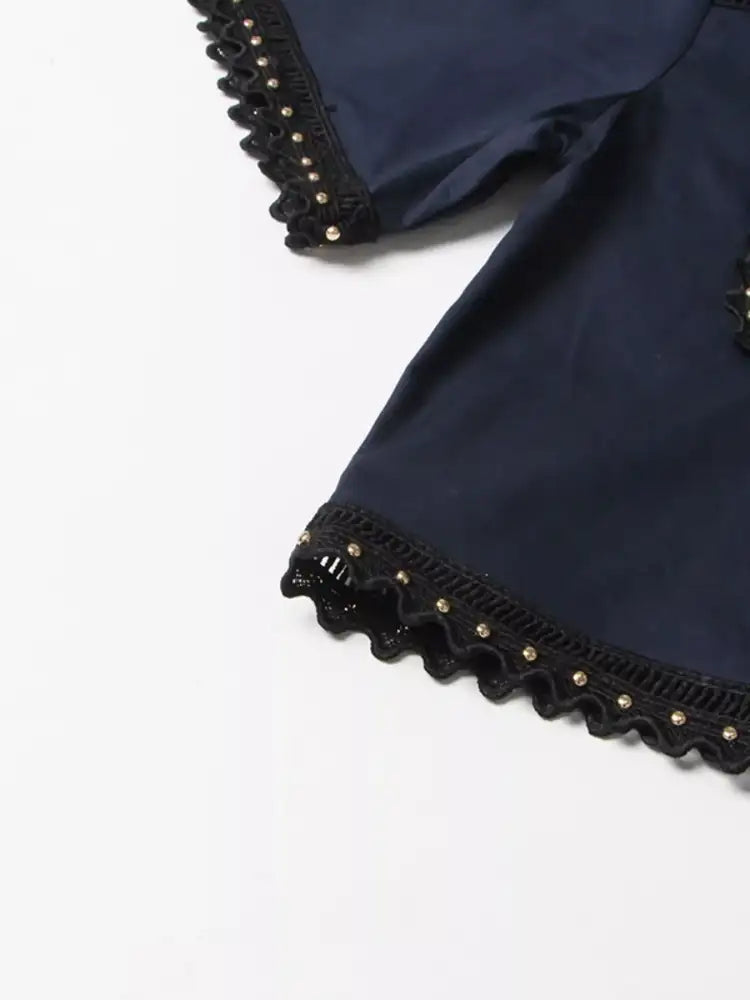 Short Sleeve Shirt and Skirt Set