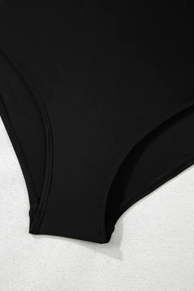 Side Tied Waist Square Neck Adjustable Straps A-line One Piece Swim Dress