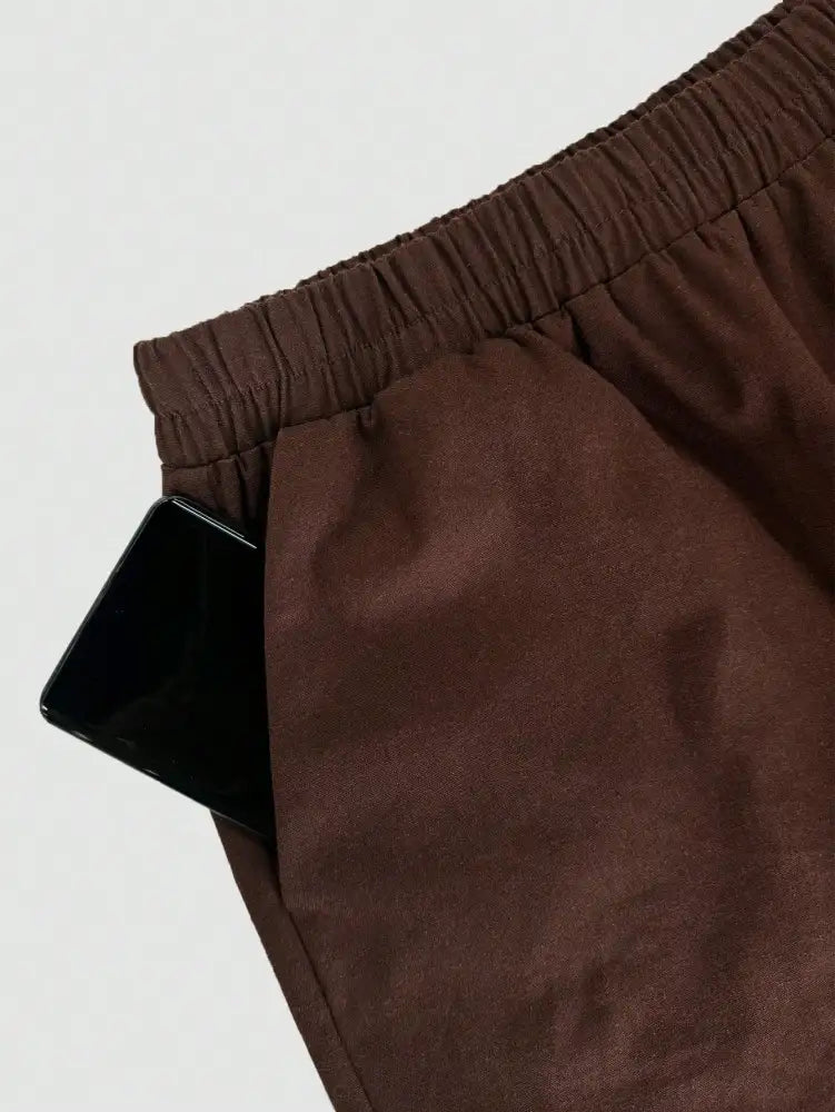 Sleeveless Blazer and Wide Leg Pants Set