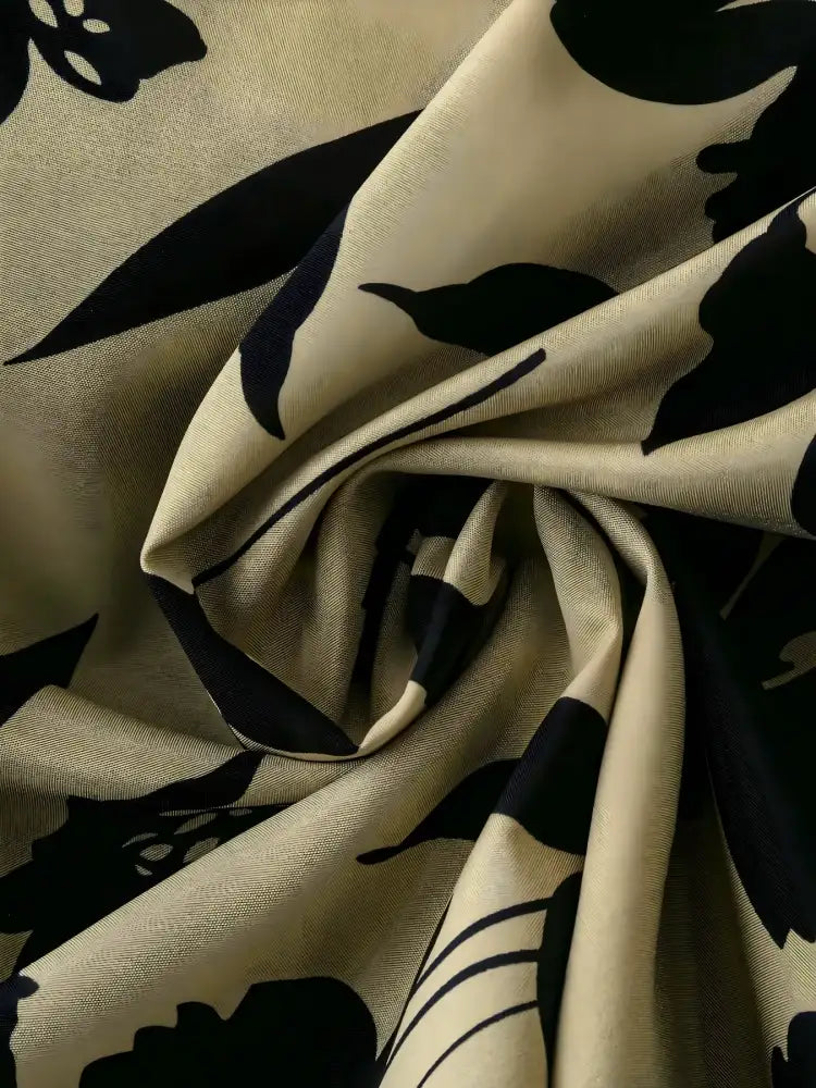 Smocked Printed Cami and Skirt Set