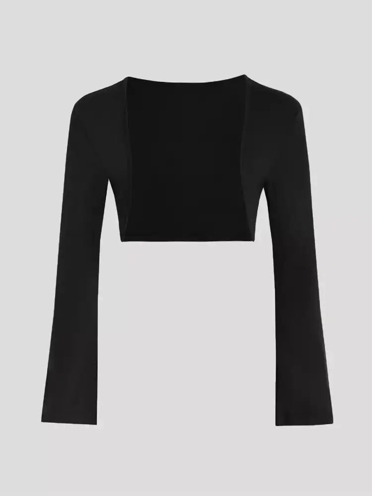 Solid Color Cami Dress & Shrug Set