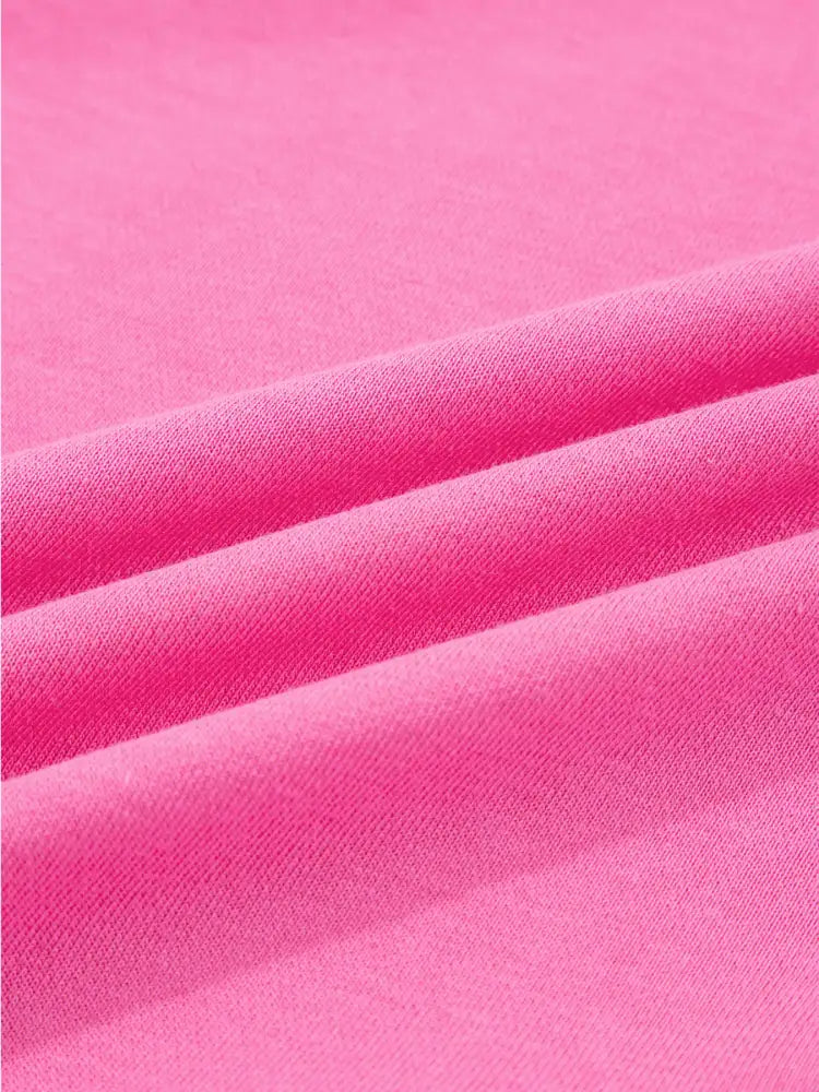 Solid Color Collared Pullover and Central Seam Pants Set