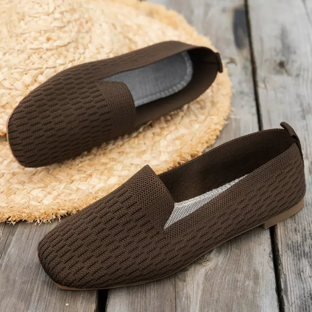 Square Toe Slip-Ons