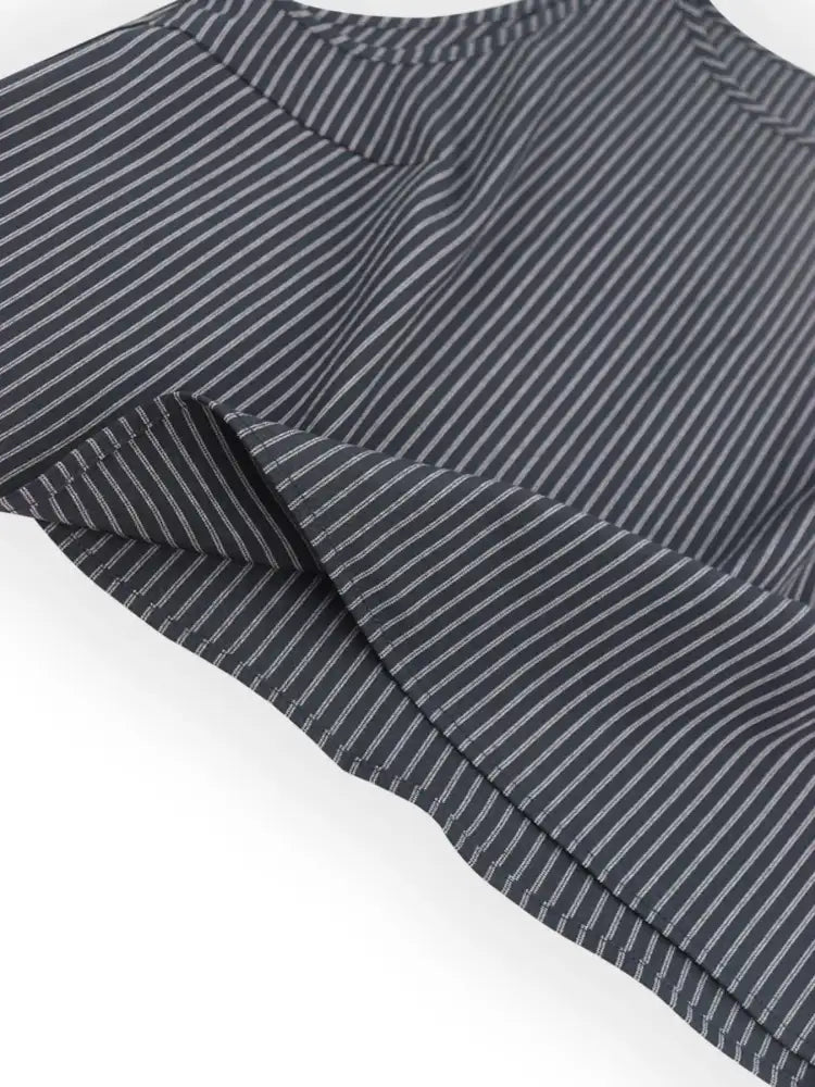 Striped Round Neck Tank and Wide Leg Pants Set