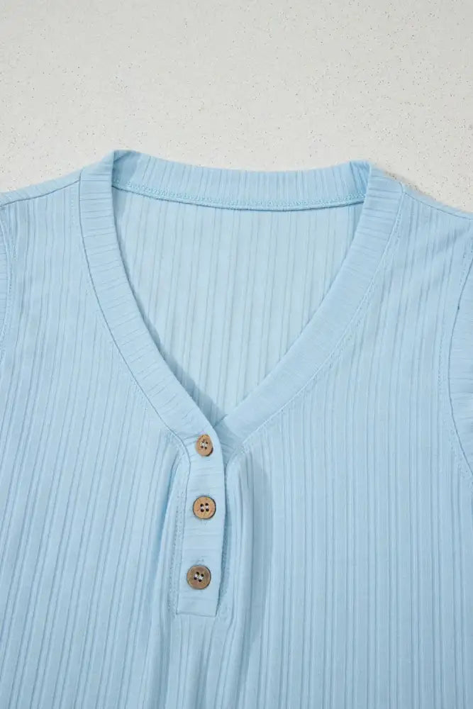 Summer Ribbed Sleeveless Drawstring Romper