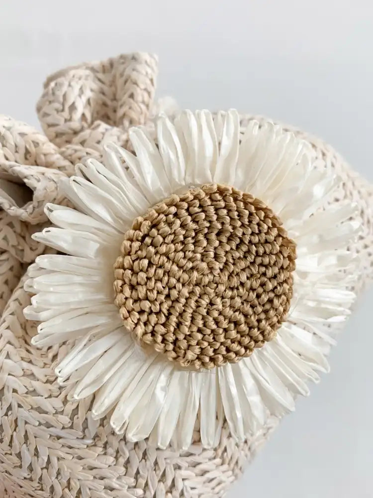 Sunflower Drawstring Bucket Bag