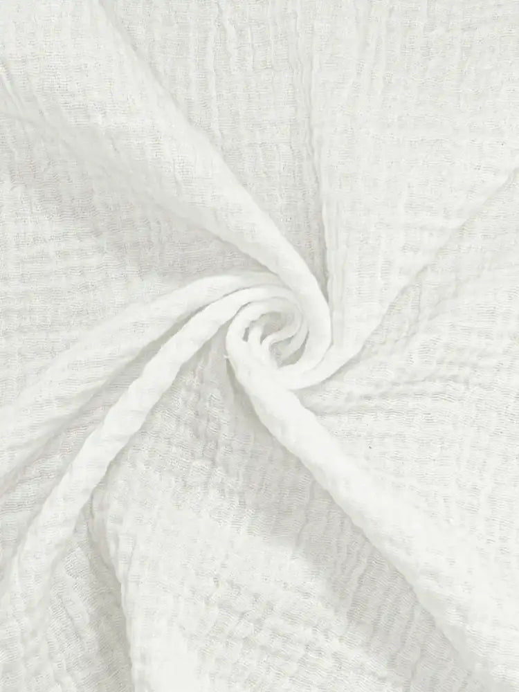 Texture Button Down Side Slit Long Sleeve Shirt