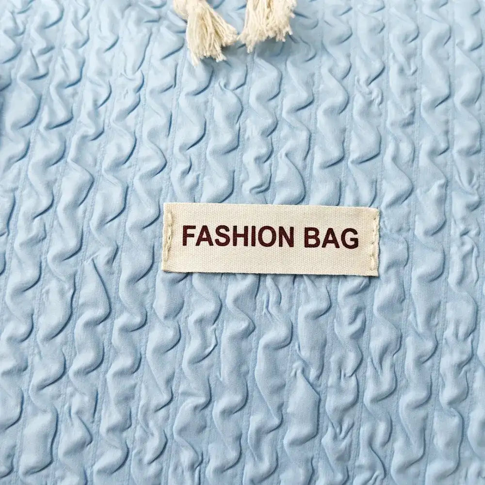 Textured Nylon Travel Bag