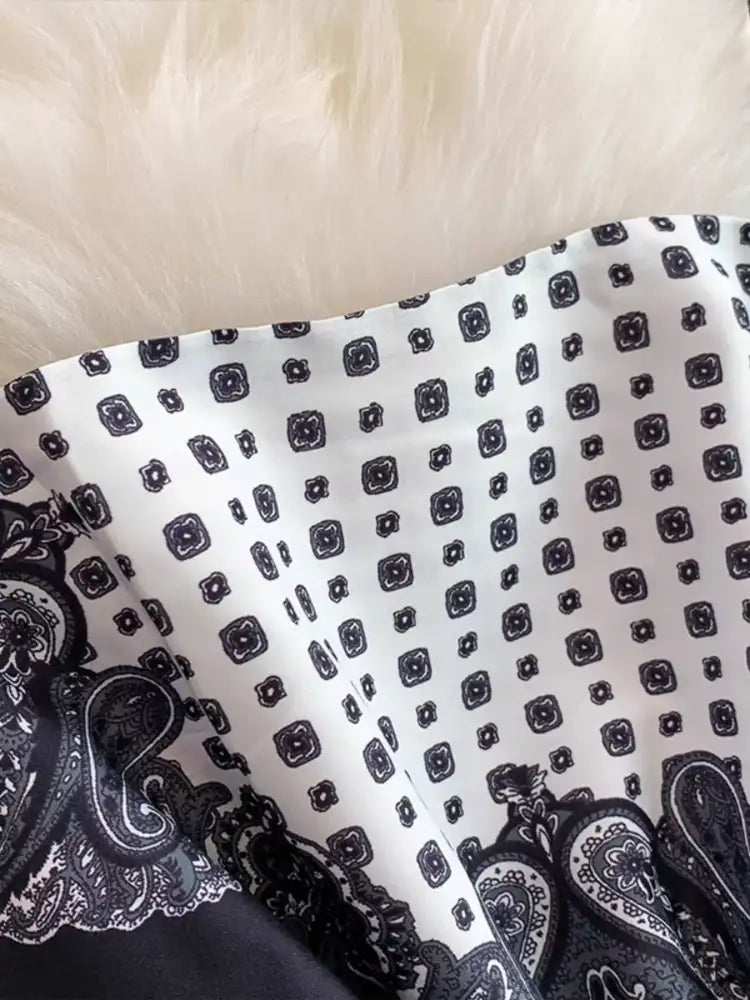 Tie Back Printed Cami and Pants Set