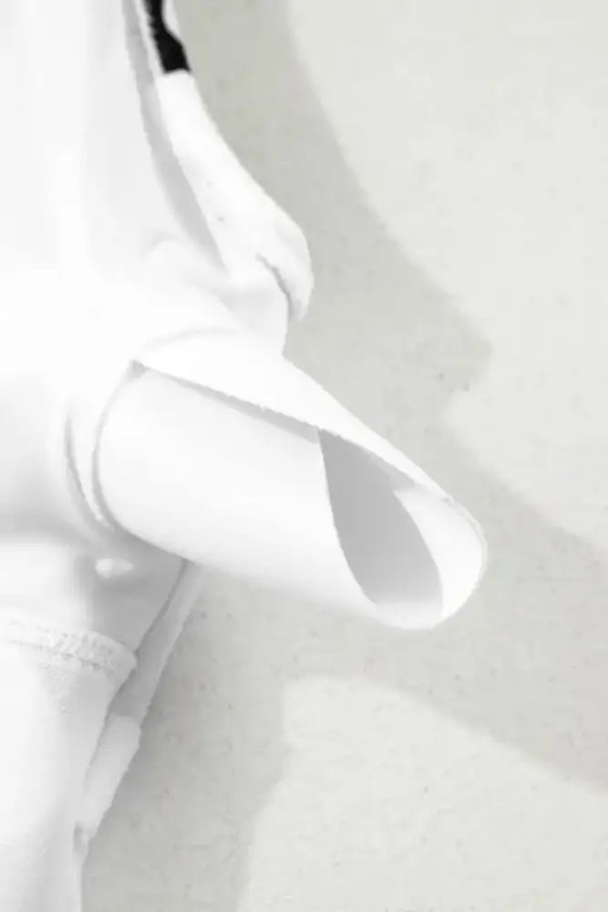 Tied Front Contrast Striped One-Piece Swimsuit