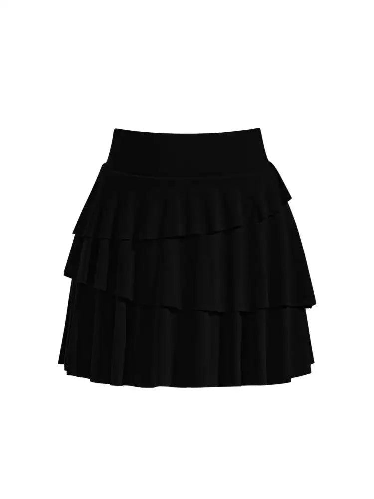 Tiered Ruffle Active Skort