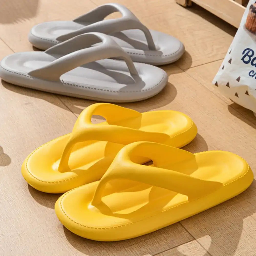 Toe Post Platform Slippers