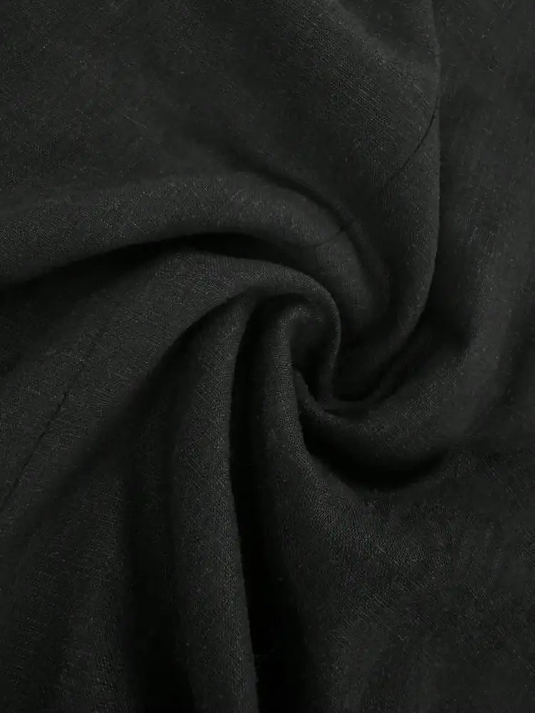 V-Neck Button Detail Vest and Skirt Two-Piece Set