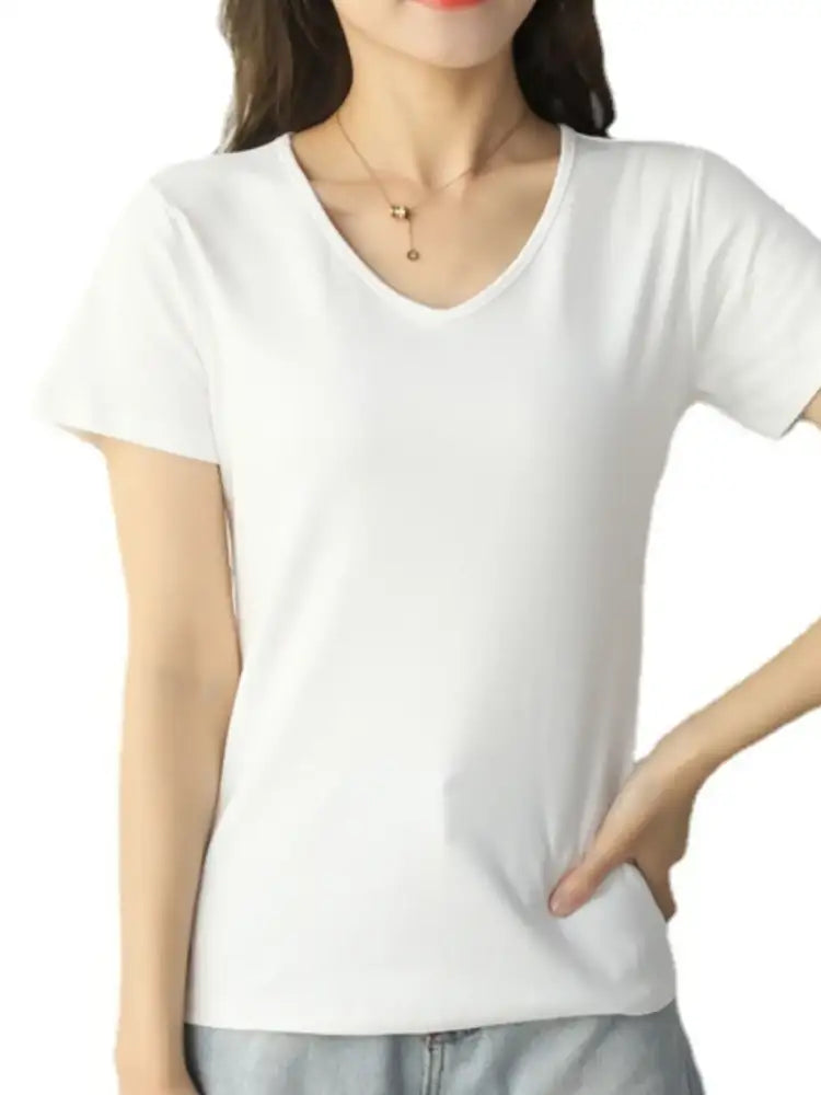 V-Neck Short Sleeve T-Shirt