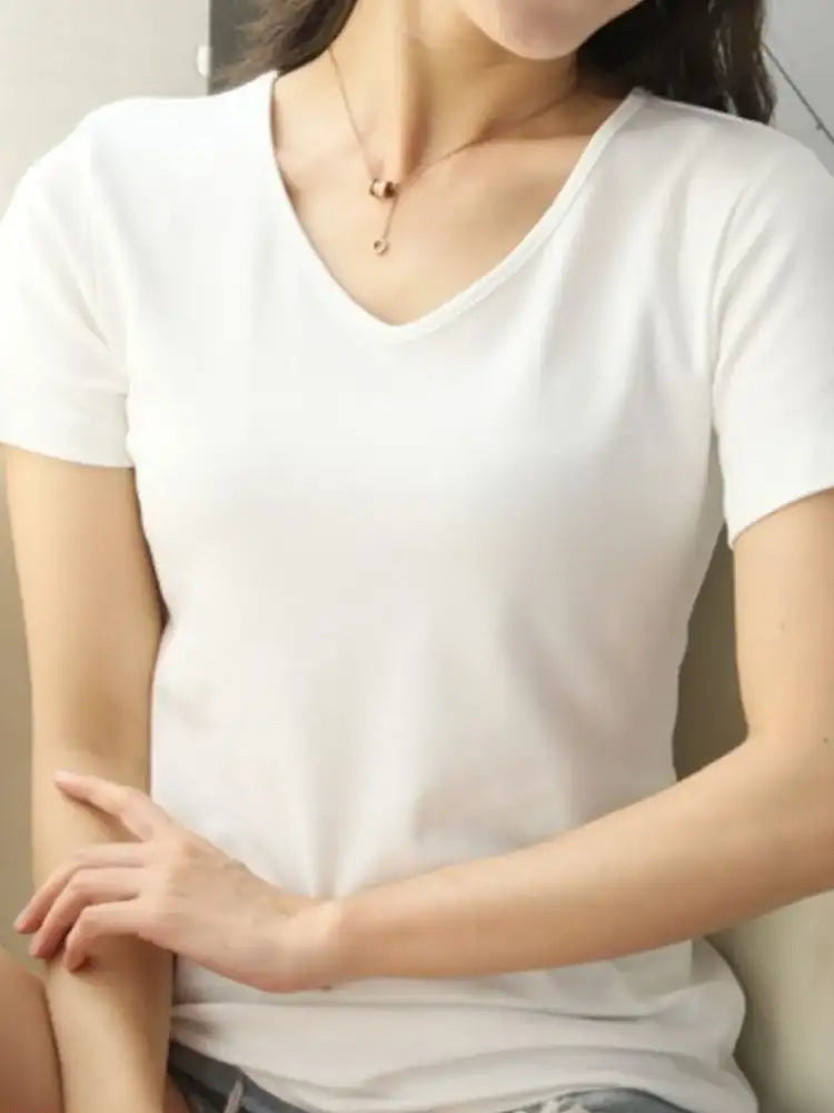 V-Neck Short Sleeve T-Shirt