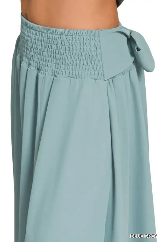 Zenana Heavy Woven Span Crop Tee & Skirt Set