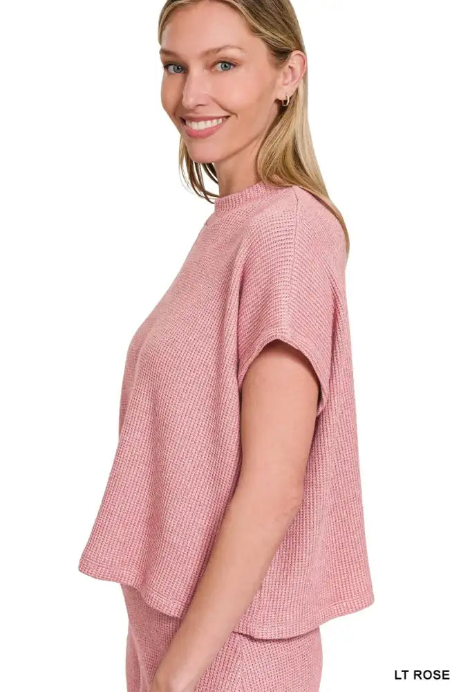 Zenana Sweater Boxy Top & Long Pants Set