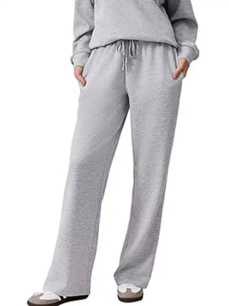 Zip Collar Dropped Shoulder Top and Pants Set