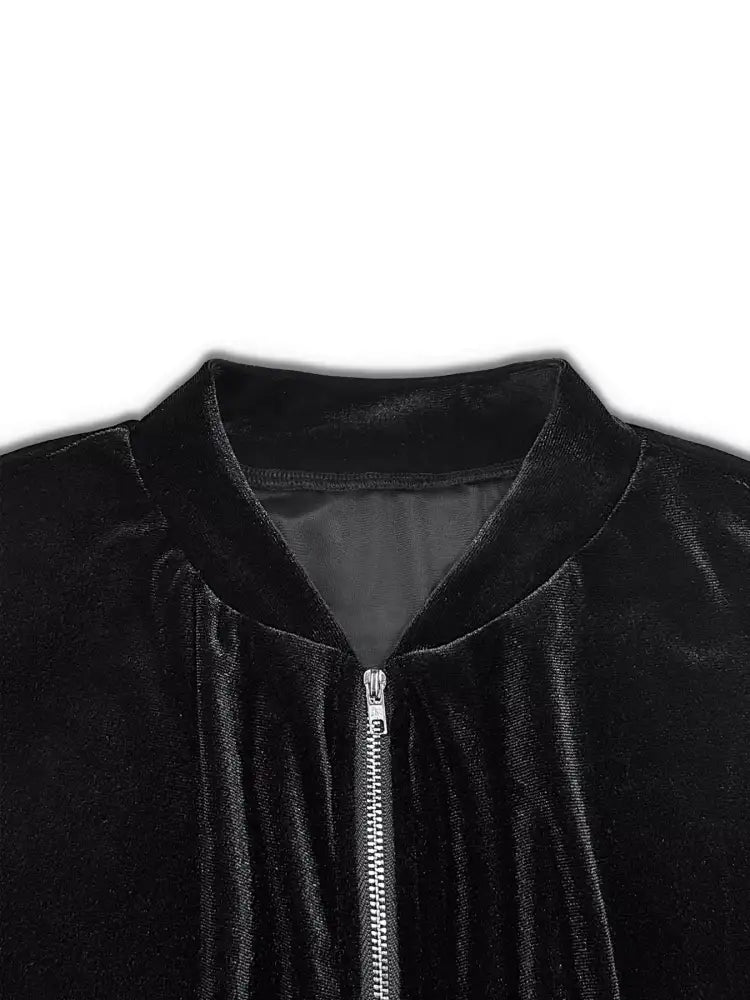 Zip Up Long Sleeve Top and Pants Set